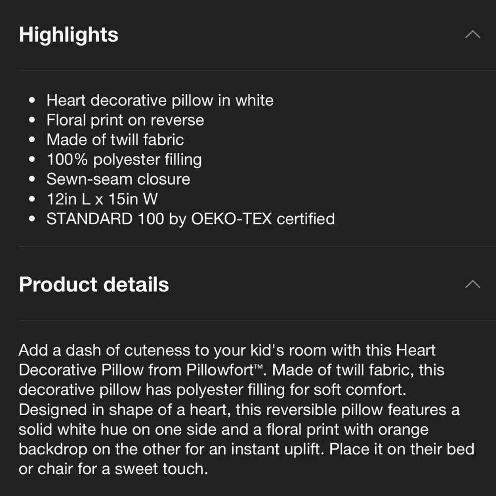 Heart Reversible Mini Decorative Pillow White Tullips Spring Summer